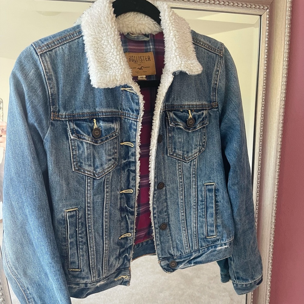 Hollister Flannel Lined Jean Jacket